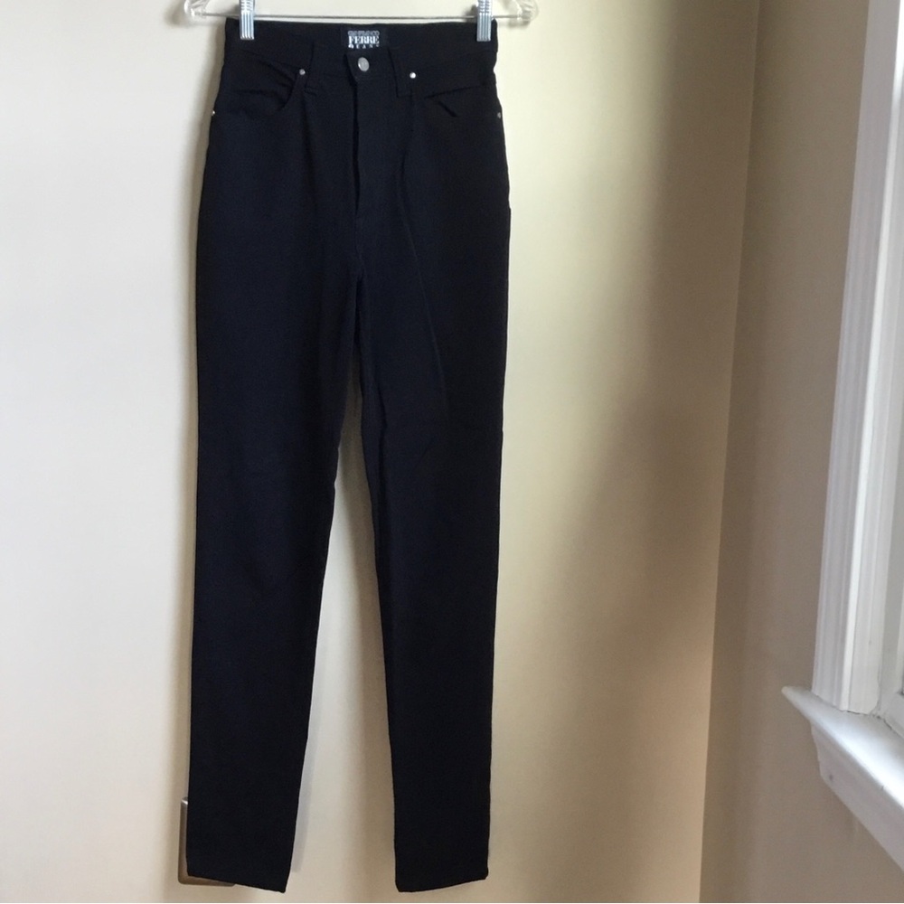 Vintage 90’s Gianfranco Ferre Jeans High Rise Black Slim Pants